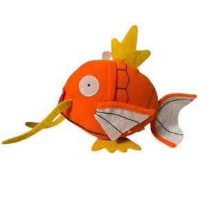 Magikarp Plush Pokemon Water Type Pocket Monster Nintendo Stuffed Animal Toy 8”